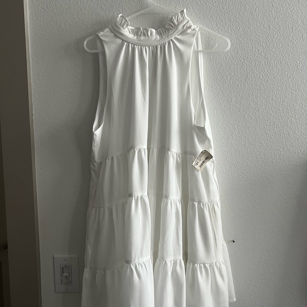 Impeccable Pig Twirl Around Dress - white